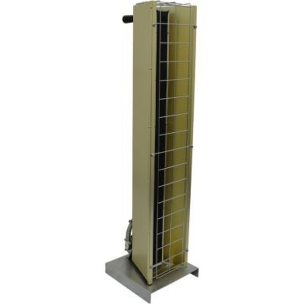 Tpi Industrial FostoriaÂ TPI Portable Infrared Heater, 3.15kW, 208V, 14-1/2"W x 46-1/4"H x 11-1/2"D FSP31201